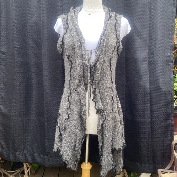 225-Orange You Worth It😜🥰 Orange Fashion Village Wool Vest - Picture 9 of 11